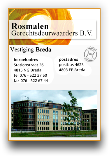 Rosmalen Gerechtsdeurwaarders Breda